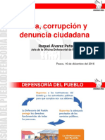 Etica Funcion Publica y Corrupcion - Defensoria Del Pueblo Pasco