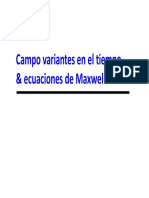 Campos Variantes Con El Tiempo y Ecuaciones de Maxwell