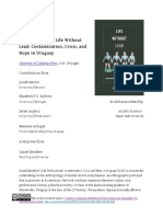 Book Forum - Daniel Renfrew’s Life Without Lead- Contamination, Crisis, And Hope in Uruguay
