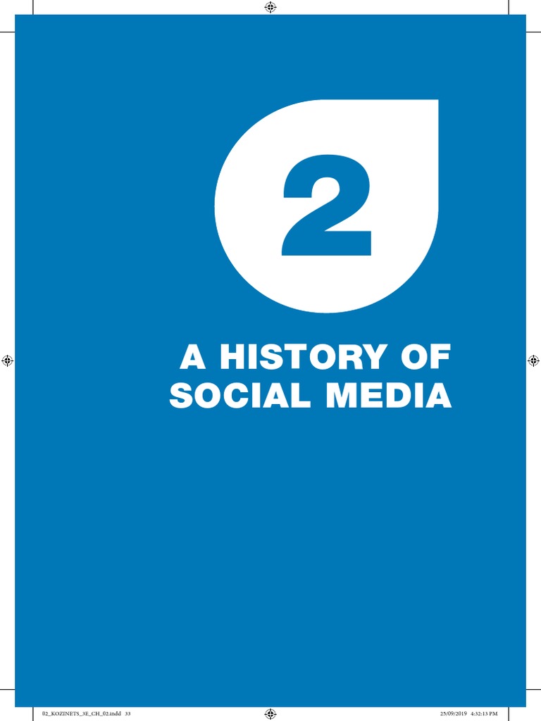 History of Social Media Evolution | PDF | Social Media | Popular ...