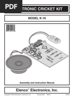 Electronic Cricket Kit K16-2