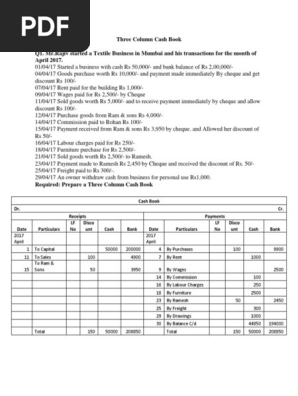 CASH BOOK