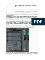 Channel Routing and Busses - Getting The Best From Your Mix