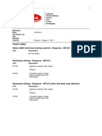 DS150E Release 2.14.2.2 Renault Kangoo Fault Codes