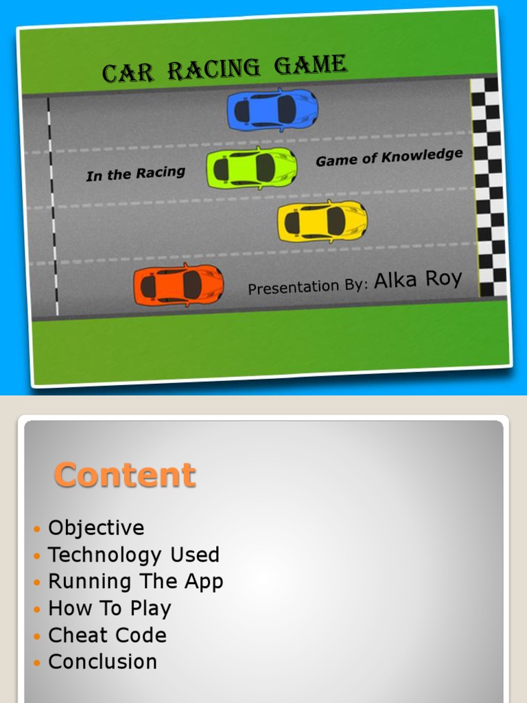 Interactive Car Racing Game Guide | PDF | Games & Activities | Computers