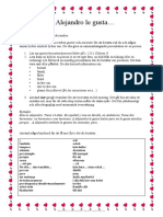 Lektion - Se - 31915 - A Alejandro Le Gusta - Muntlig Presentation PDF