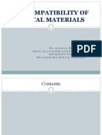 BIOCOMPATIBILITY OF DENTAL MATERIALS Saj