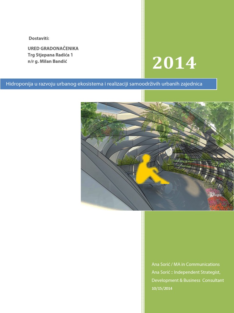 Hidroponija, projektni prijedlog 2014.