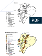 Mapa Economico Ecuador