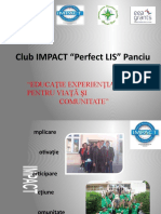 Proiect Al Clubului IMPACT Perfect LIS