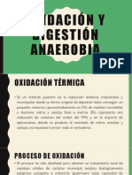 Oxidación y Digestión Anaerobia