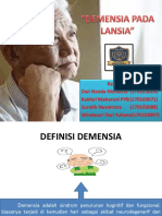 Kel - 4 Demensia Pada Lansia