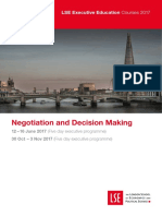 LSE Negotiation and Decision Making 2017