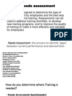 training needs assessment ppt