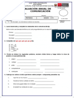 Evaluación Anual Comunicacion 2019