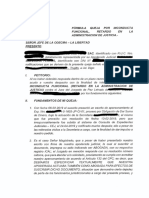 Modelo de Queja Ante Odecma - Retraso en Adm Justicia