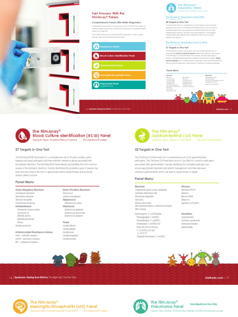 BioFire Brochure | PDF | Pneumonia | Gram Negative Bacteria