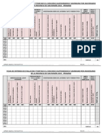 Ficha de Criterios de Evalucion y Puntajes El Concurso Gastronomico Fleminiano Por Aniversario de La Provincia de San Román 2019