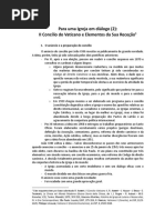 Para Uma Igreja Em Diálogo (2)_II Concílio Do Vaticano e