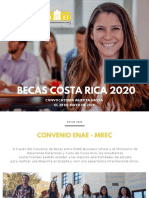 Becas Costa Rica - 2020