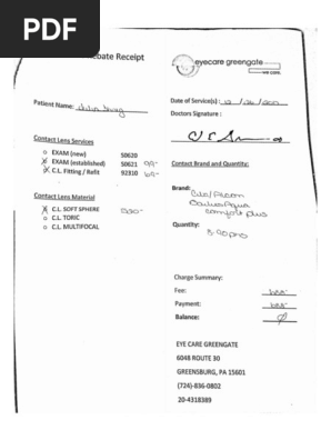 julia ihrig eye exam receipt pdf