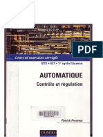 Automatique Controle Et Régulation