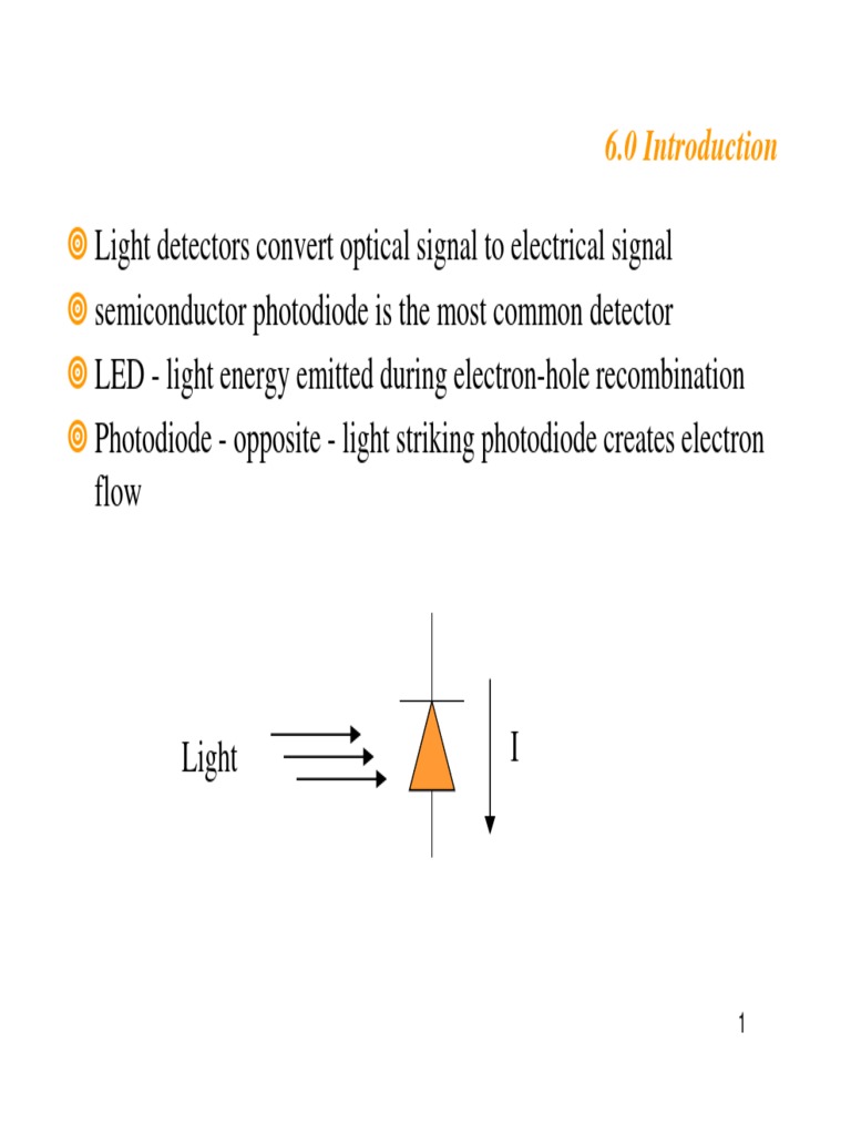 ID2 Optical Detector Overview | PDF | Diode | Signal To Noise Ratio