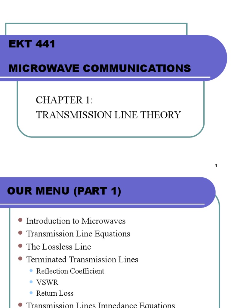 Transmission Line Theory | PDF | Transmission Line | Radio