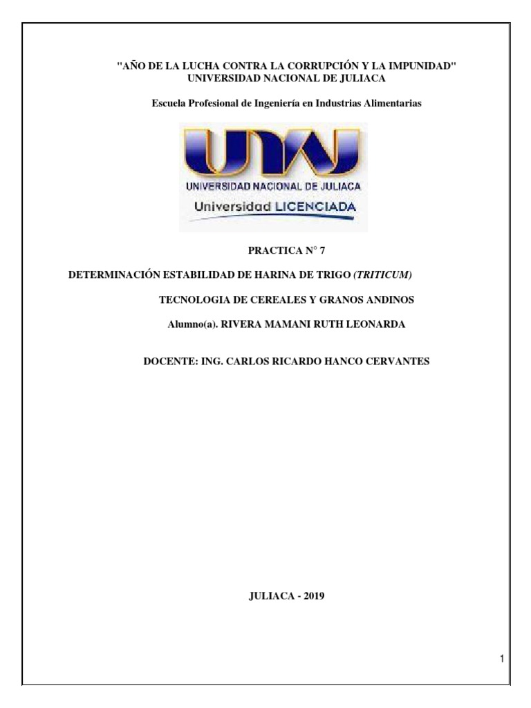 ESTABILIDAD | PDF | Levadura | Panes