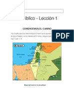 Curso Bíblico Lección 1