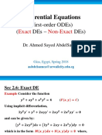 Lec 04 ODE Exact PDF