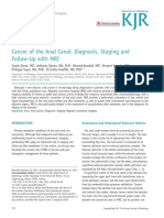 Cancer of The Anal Canal - Diagnosis, Staging and Follow-Up With MRI