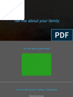 Diga-me Sobre Sua Familia