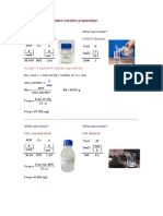 Preparacion de Soluciones Acidas Estandard