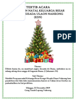 Tertib Acara Natal Kongsi Naheong