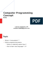 Computer Programming Concept K-01