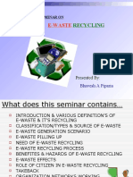 E-Waste Recycling Seminar Guide
