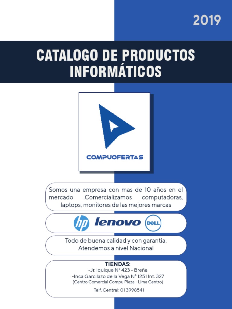 Catálogo de Computadoras y Accesorios | PDF | Intel | USB