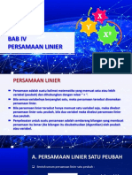 Bab Iv Persamaan Linier PDF