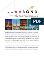 TravBond Bangalore Provides Holiday Tour Packages