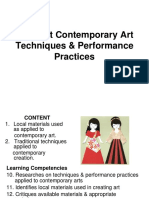 Different Contemporary Art Techniques _ Performance Practices.pptx