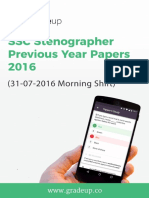 SSC Stenographer Previous Year Paper English - PDF 15