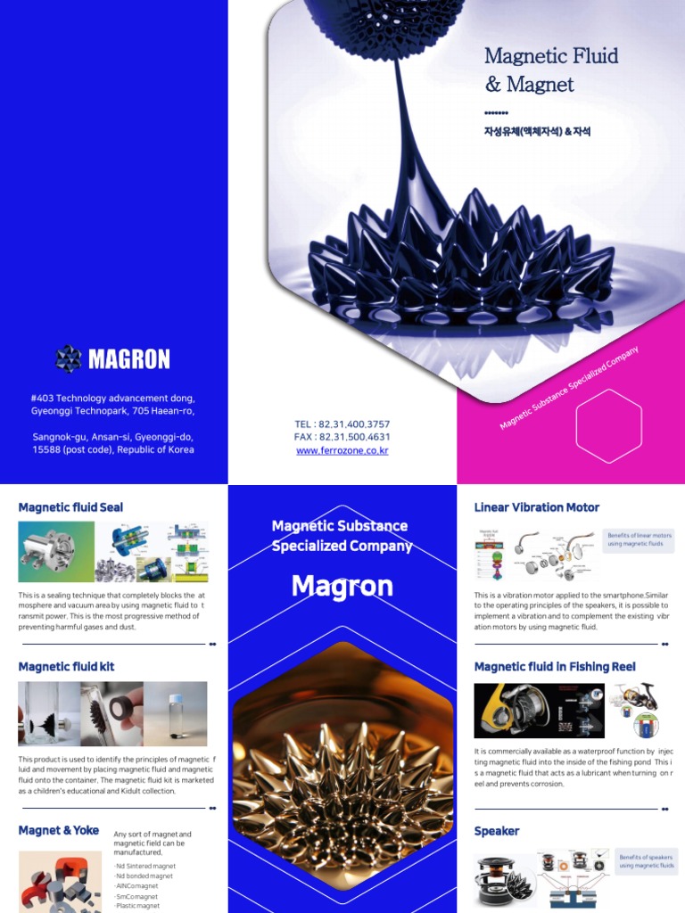 Ferrofluid Applications PDF PDF Materials