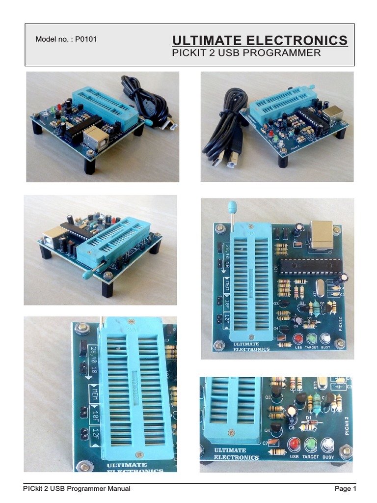 PICkit 2 Programmer Manual Overview | PDF | Computer Architecture ...