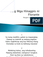 Ang Mga Hinagpis Ni Florante PDF