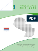 Programa Pais Oei Paraguay 2019 2020a