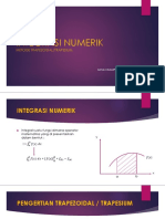 INTEGRASI NUMERIK