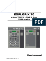 Villa Explor X-70 - User Manual