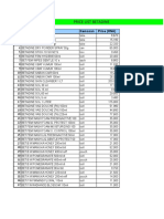 Price List Mundi Okt 2018