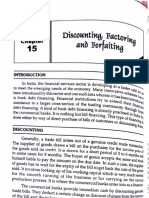 Discounting, Factoring and Forfaiting